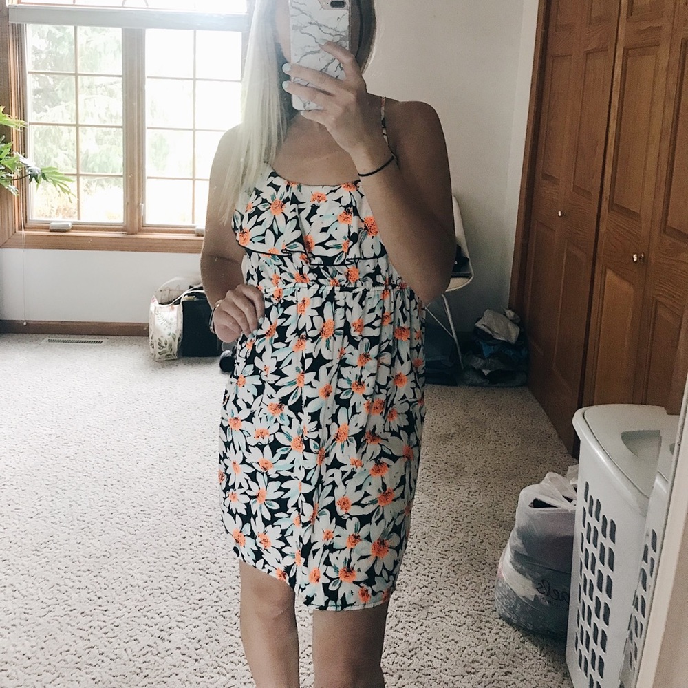 Floral mini dress
